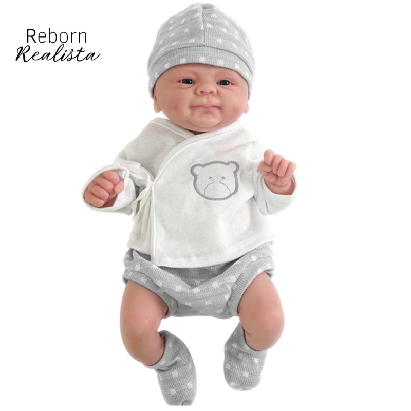 Boneco Reborn Isaac Silicone Sólido